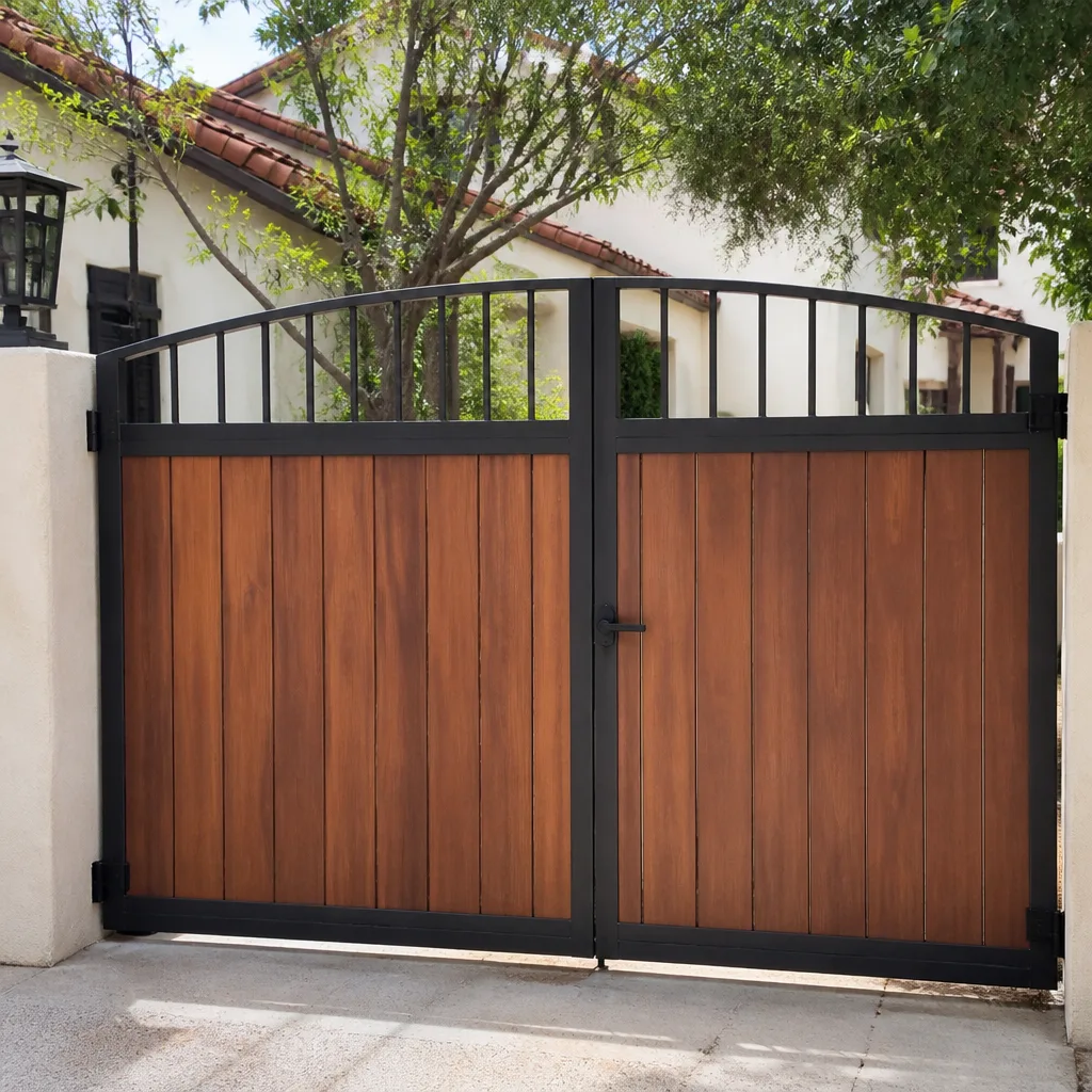 Wood & steel frame